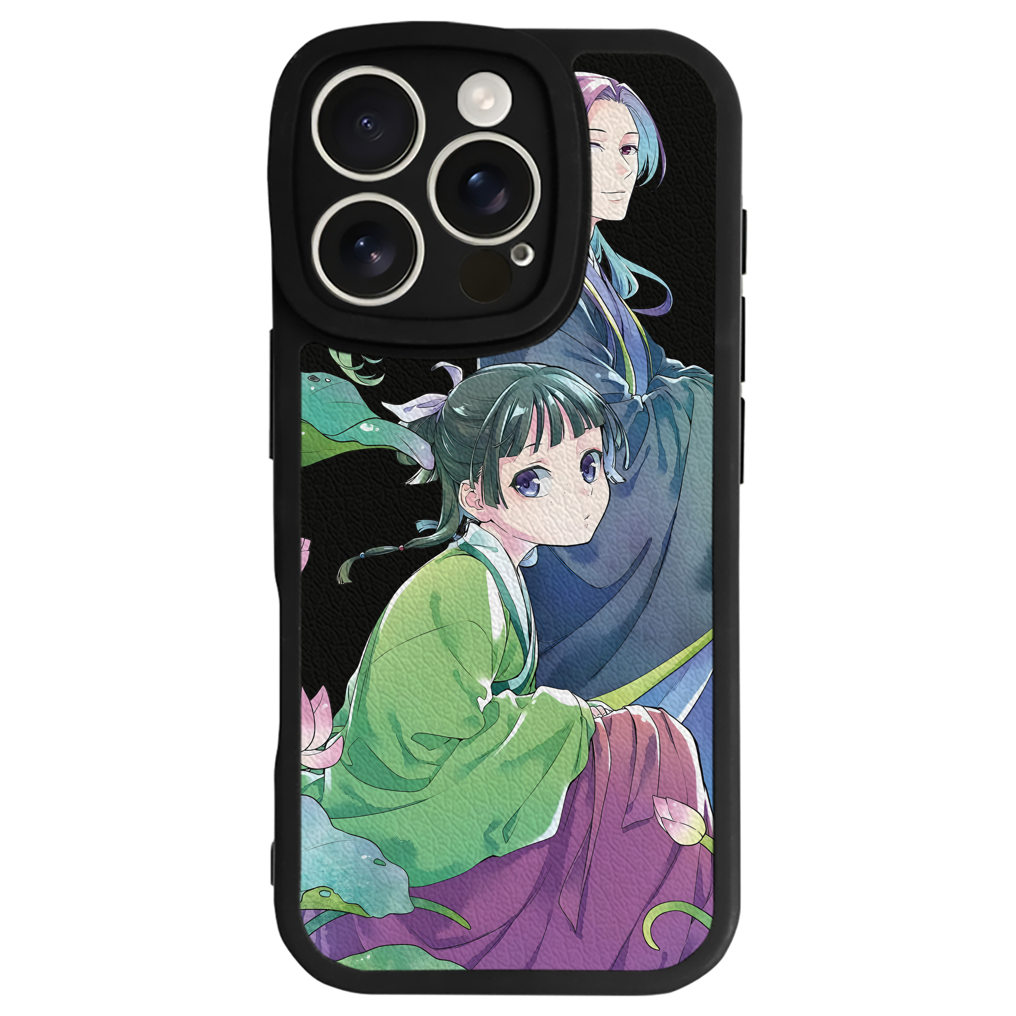 （画像用） 薬屋のひとりごと The Apothecary Diaries 【iPhone 16シリーズ対応】シリコンスマホケース（レザー調） 材質：シリコン
